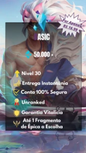 [Br] Conta Smurf Unranked - Escolha A Skin Épica - League of Legends LOL