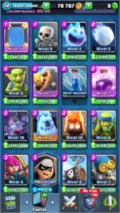 Vendo conta Clash Royale Nivel 12 Full