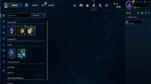 conta mestre - League of Legends LOL