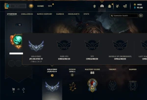 Prata 4 com 130 Champs e 119 Skin + Rammus Rei e Kayle Juiza - League of Legends LOL