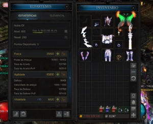 Conta Megamu: ELF Nv: 805, 200rr. - MU Online