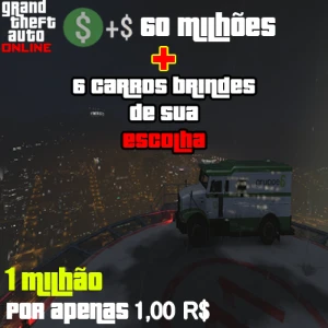 60 Milhões + brindes 💰🎁 | GTA Online