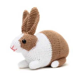 Coelho holandês fofo em amigurumi - Artesanato e Personalizados