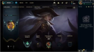 conta platina 4 sem email confirmado - League of Legends LOL