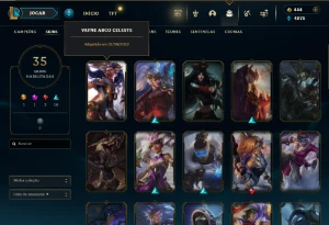 Conta League of legends de uso pessoal que não jogo mais LOL