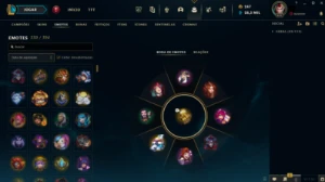 Conta League Of Legends lvl 630, 422 skins, tds os champs LOL