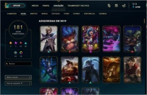 Gold, 181 Skins, All champs - League of Legends LOL