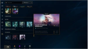 Conta League of Legends 151 campeões 220 skins platina 4 LOL