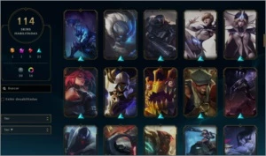 CONTA PLATINA 1 TODOS CHAMPS, 114 SKINS, LEVEL 326 - League of Legends LOL