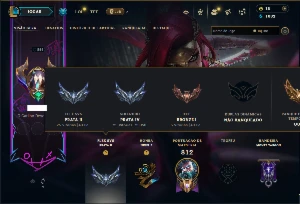 Conta Prata 4 com TODOS os Champs e 238 Skins +3 Prestigios - League of Legends LOL