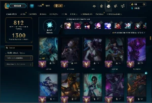 Conta Prata 4 com TODOS os Champs e 238 Skins +3 Prestigios - League of Legends LOL
