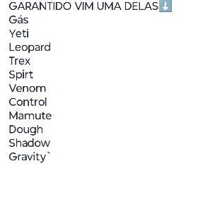 Mística random, mística garantido, 50%cdk e chark âncora