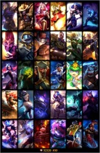 CONTA LOL: COM 34 SKINS - 73 CHAMPIONS - BORDA PLATINA - League of Legends