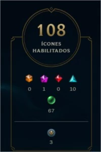 CONTA LOL: COM 34 SKINS - 73 CHAMPIONS - BORDA PLATINA - League of Legends
