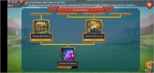 Conta Lords Mobile 290M, T4, Pacto 4, Eslote 3 etc.....