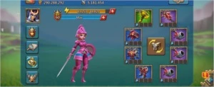 Conta Lords Mobile 290M, T4, Pacto 4, Eslote 3 etc.....
