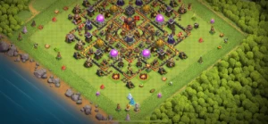 Conta Clash of Clans CV10+ Obstáculos raros na vila