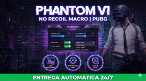 🔥 Phantom V1 | Macro Pubg No Recoil  2026| 🎯
