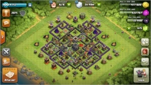 CONTA CV 9 FULL + GEMAS + TROCA DE NOME DA VILA - Clash of Clans