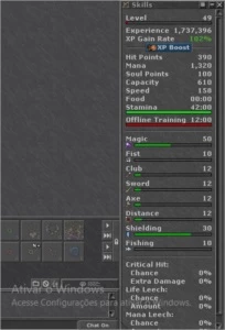 Tibia! Master Sorcerer 174 Relembra Black Friday