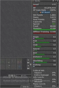 Tibia! Master Sorcerer 174 Relembra Black Friday