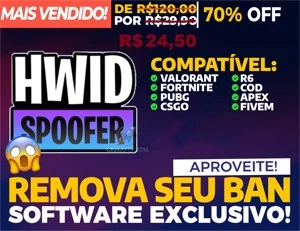 SPOOFER HWID UNBAN | REMOVE BAN | 100% FUNCIONAL - Softwares e Licenças