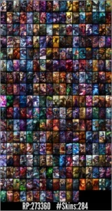 CONTA LEAGUE OF LEGENDS - OURO III - 286 SKINS LOL
