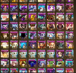 G2/C2 Lucifer + Gojo dark collab + Yuji Itadori dark collab - Summoners War