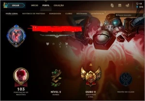 Conta lol gold bem bacana e barata - League of Legends
