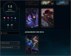 Conta lol gold bem bacana e barata - League of Legends