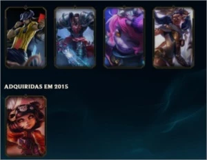 Conta League of Legends Platina 1 88 Campeões 61 Skins LOL