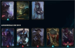 Conta League of Legends Platina 1 88 Campeões 61 Skins LOL