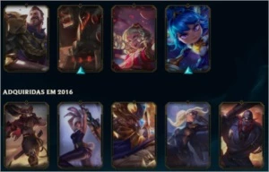 Conta League of Legends Platina 1 88 Campeões 61 Skins LOL