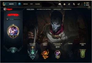 Conta League of Legends Platina 1 88 Campeões 61 Skins LOL
