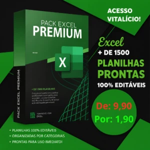 Pack +1500 Planilhas Premium - 2026