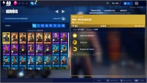 Conta Fortnite com Salve o Mundo