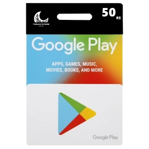 Gift Card Google Play Store 50R$ ~Tssukii'store 🌙 - Gift Cards