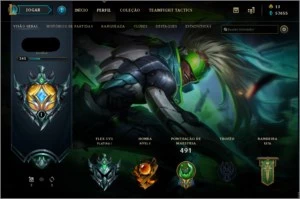 CONTA LOL LVL 242/ PLATINA 1/ TODOS OS CAMPEOES/ 231 SKINS - League of Legends