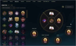 conta mestre - League of Legends LOL