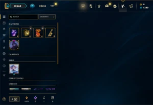 Diamante 1 ( 75 PDL ) com 37 Champs e 3 Skins - League of Legends LOL