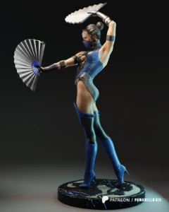 Kitana Mortal Kombat 2024 - 3D Stl - Outros