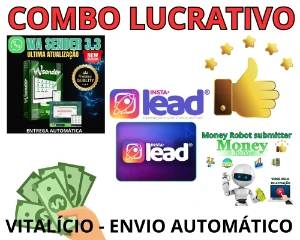 Combo Lucrativo 3 Em 1 - Vitalicio