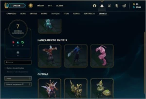 Conta Ouro 4 Com Twitch medieval + Warwick Selvagem (raras) - League of Legends LOL
