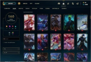 Conta Ouro 4 Com Twitch medieval + Warwick Selvagem (raras) - League of Legends LOL