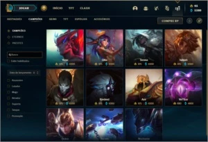 Conta Ouro 4 Com Twitch medieval + Warwick Selvagem (raras) - League of Legends LOL