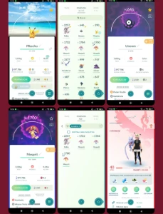 Pokemon Go Lvl40 | Palkia + Mesprit Shiny  + Unown D008