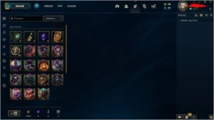 CONTA LOL NIVEL 355, FALTAM 8 CHAMPS E 75 SKINS - League of Legends