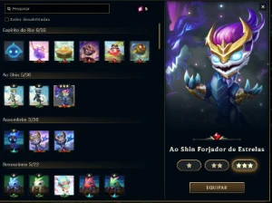 Conta league of legends com 382 (5 ultimetes/ 28 lendarias) LOL