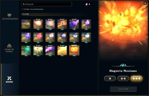 Conta league of legends com 382 (5 ultimetes/ 28 lendarias) LOL