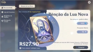 Conta AR29 Diluc, Zhongli e 70 Destinos - Genshin Impact